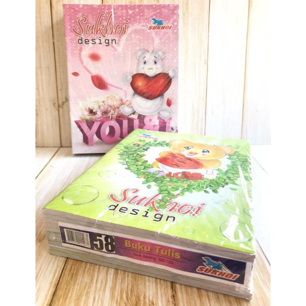 

[Callista] Buku Tulis Sukhoi 58 Isi 10 Pcs Motif Acak Nugi