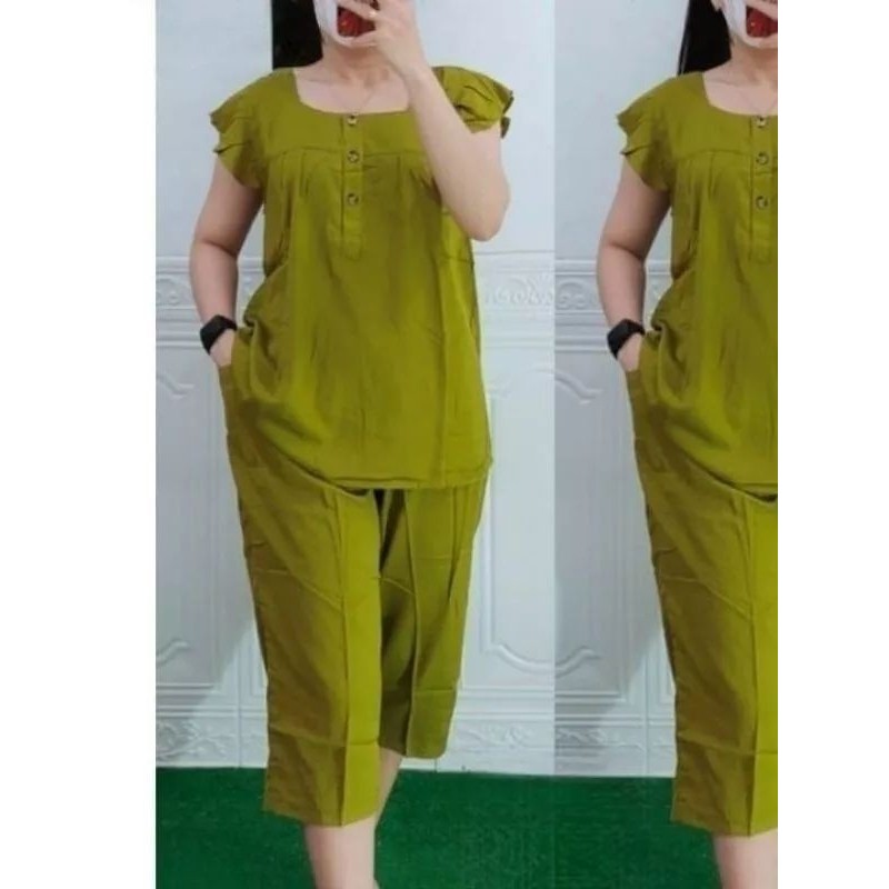 __* Setelan Bangkok 7/8 Rayon Premium | Setelan Wanita Rayon Polos | Setelan Rayon Premium Quality *