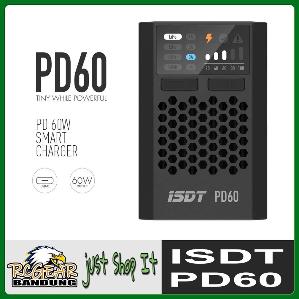 ISDT URUAV PD60 6A Battery Balance Charger Type-C Input 1-4S Lipo Nugi