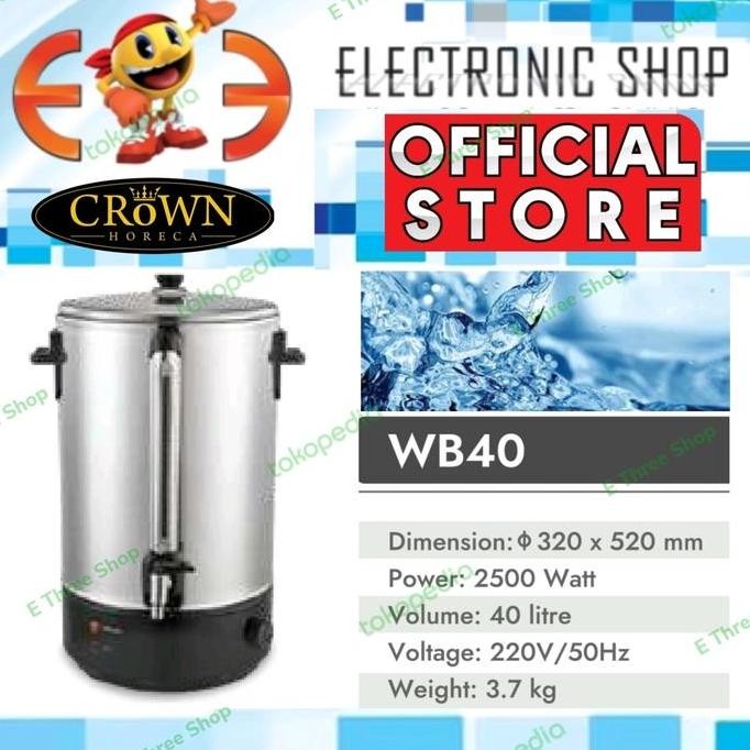 Crown Horeca Wb 40 Water Boiler 40 L - Wb40