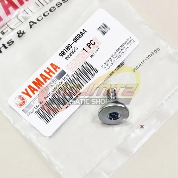 Baut L Spakbor Depan NMAX Aerox Lexi Yamaha Genuine Parts 90109-068A4