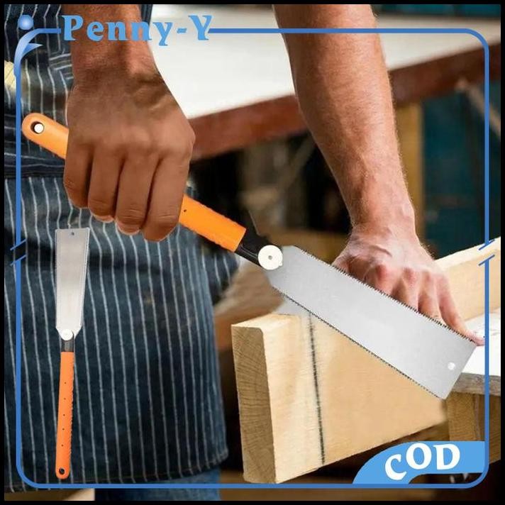 57cm Gergaji Kayu Jepang Geraji Kayu Dua Sisi Gergaji Tangan Jepang Multifungsi Graji Kayu