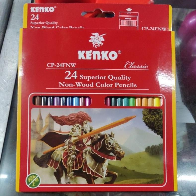 

PENSIL WARNA KENKO 24 WARNA PANJANG / COLOR PENCILS Nugi