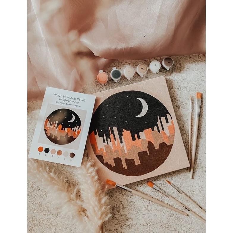 

Paint by Numbers Kit: City Night Series - Skyline | Paint Inc. ID | Painting Kit | Paint by Number Nugi
