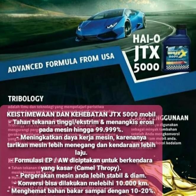 Jtx 5000 Campuran Oli Mobil 250Ml