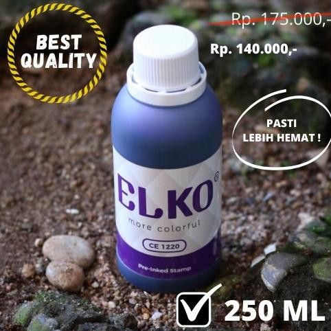 

Tinta Stempel Flash Trodat Otomatis Warna UNGU VIOLET isi 250 ML ELKO Waterproof Nugi