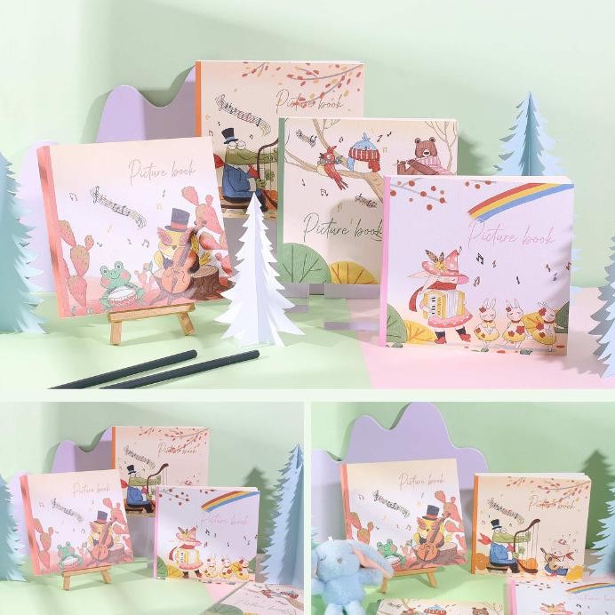 

Buku Sketsa 92 Lembar Buku Gambar Anak Polos 24K Drawing Book Nugi