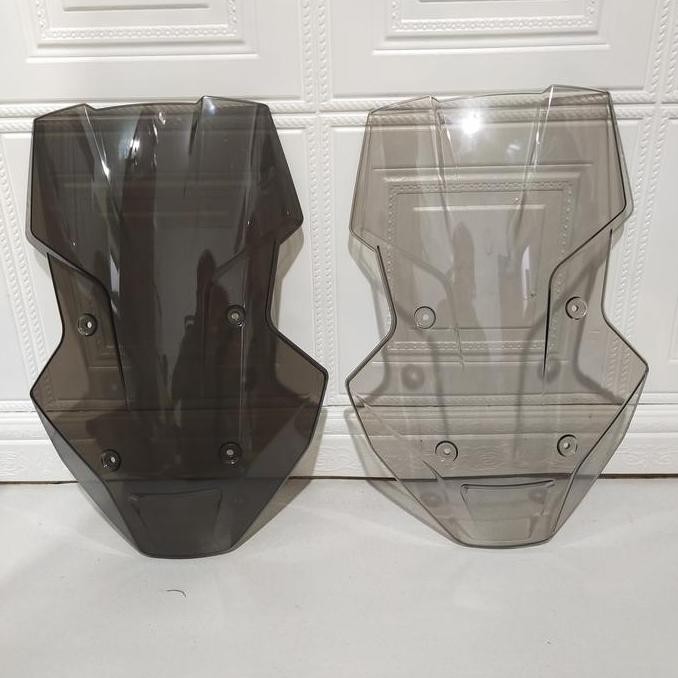 windshield visor ADV 150 ADV 160 warna ryben dan hitam transparan nemo