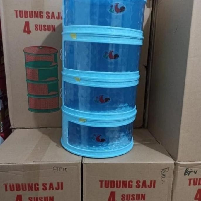 tudung saji 4 susun diamond ayam jago H24