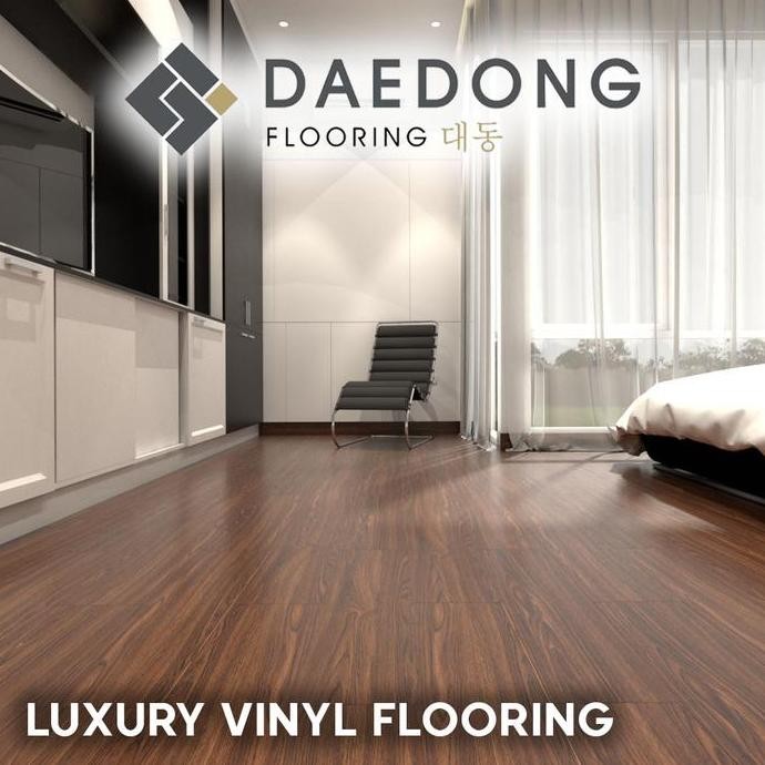 Lantai Vinyl Kayu Plank Floor | Daedong Flooring | Tanpa Lem