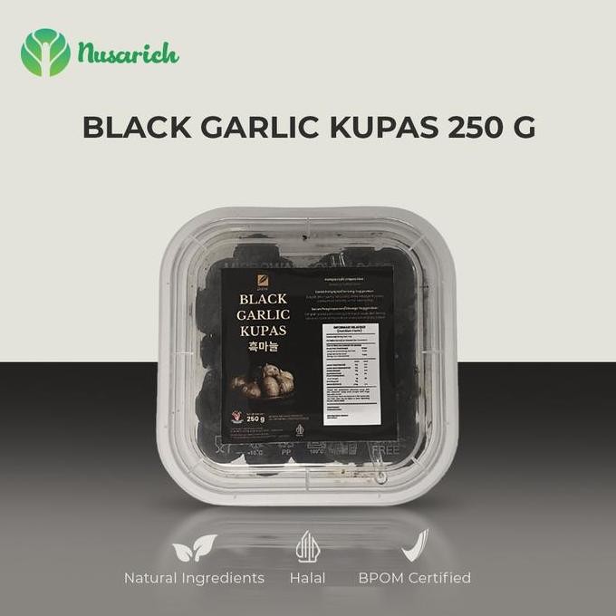 

Diskon! Black Garlic Kupas 250gr Bawang Hitam Premium Herbal Siap Konsumsi