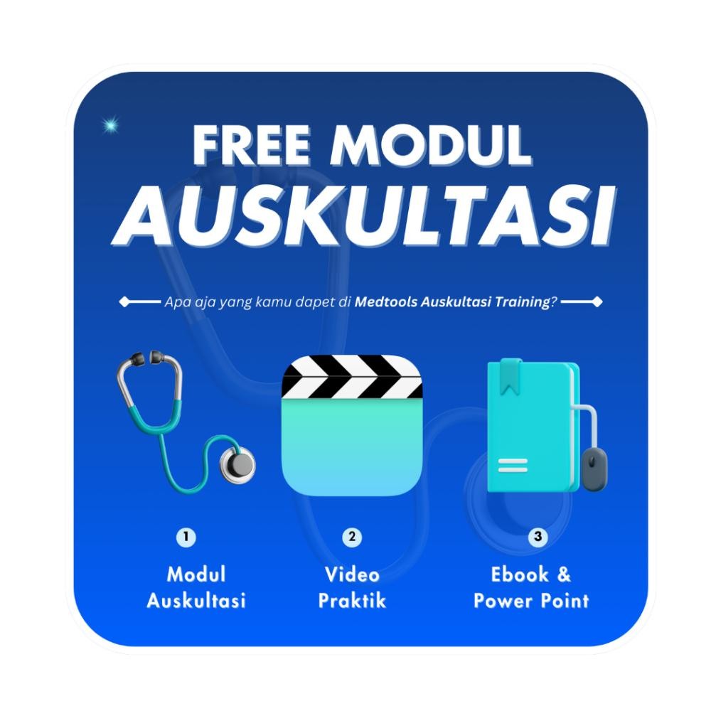 New // Paket Medtools Special [ Stetoskop Littmann Classic Iii + Medtools Stethocase + Tensimeter Ab