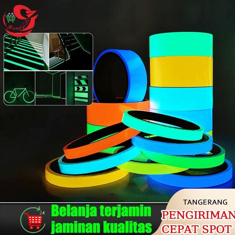 

Rd1- Lakban Glow In The Dark Isolasi Bisa Nyala Selotip Glow In The Dark 3M*2Cm - Solasi Nyala Di Gelap