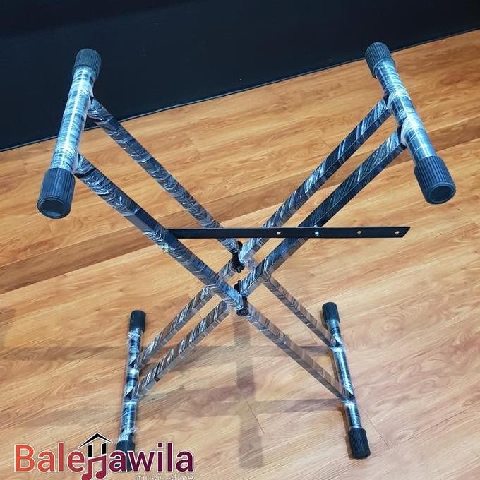 Stand Double Keyboard Stand Keyboard Double Kaki Kokoh Kaki Piano