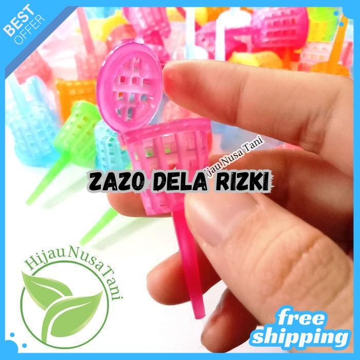 KERANJANG PUPUK ANGGREK / DEKASTAR (WADAH PUPUK SLOW RELEASE) BY ZAZODELARIZKI