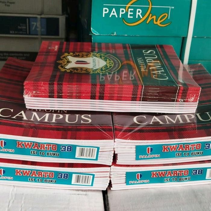 

MT Buku Tulis Campus Quarto Tiara 38/58 lembar 1 pack isi 10 buku