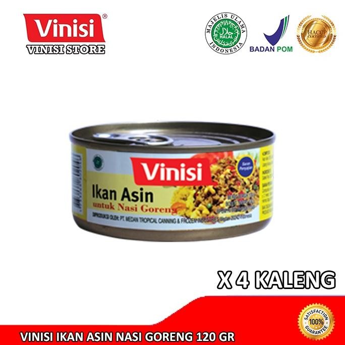 

NO_MORE Paket 4 Kaleng Vinisi Ikan Asin Nasi Goreng 120 Gr