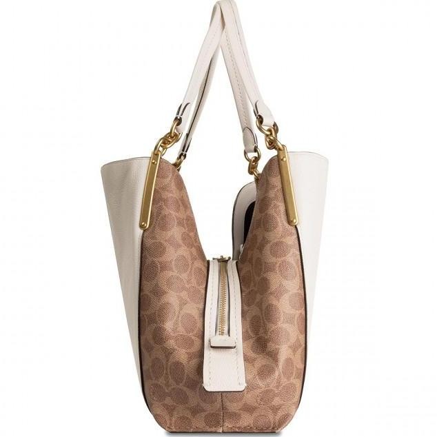 Dalton 31 With Signature Canvas Blocking - Tan Chalk