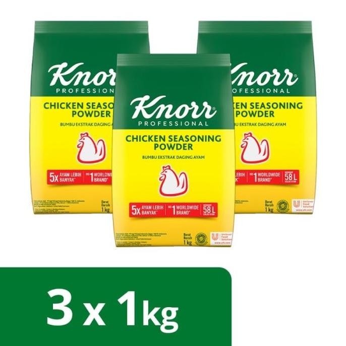 

Knorr Bumbu Rasa Ayam Refill 1Kg - 3 Pouch MRS