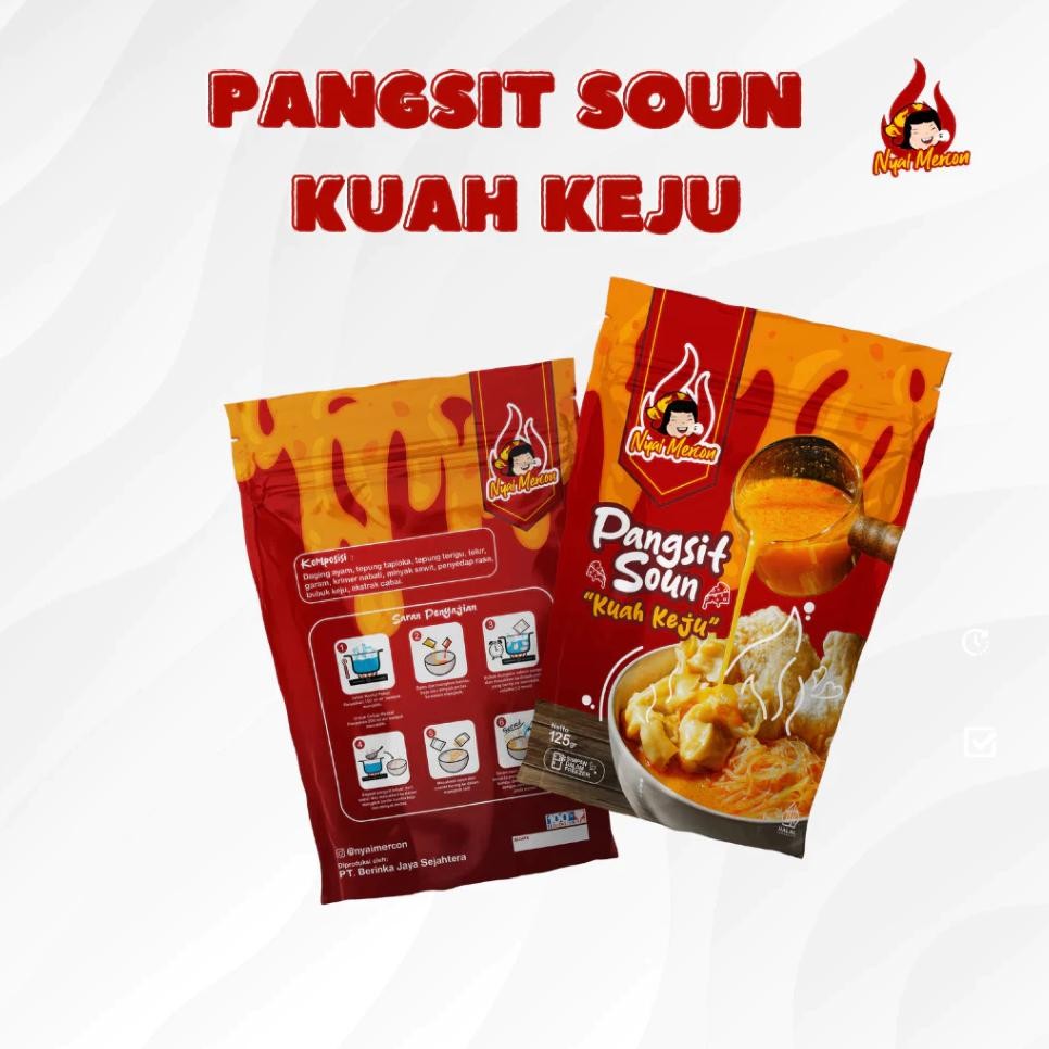 

Nyai Mercon Pangsit Soun Kuah Keju Nyai Mercon