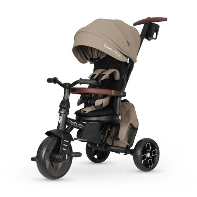 Qplay Comfo Max Stroller Trike - Cokelat Coffee
