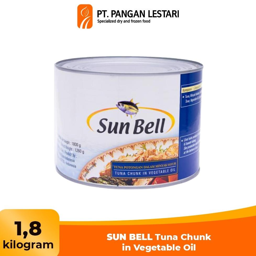 

NO_MORE SUN BELL Tuna Chunk In Vegetable Oil 1,8 kg