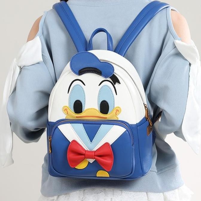 Mesuca Megos Disney Donald Duck Backpack - Tas Ransel Fashionable Wanita