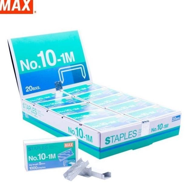 

Isi Staples Max No.101M Isi Stapler 1 Pak Isi 20 Kotak