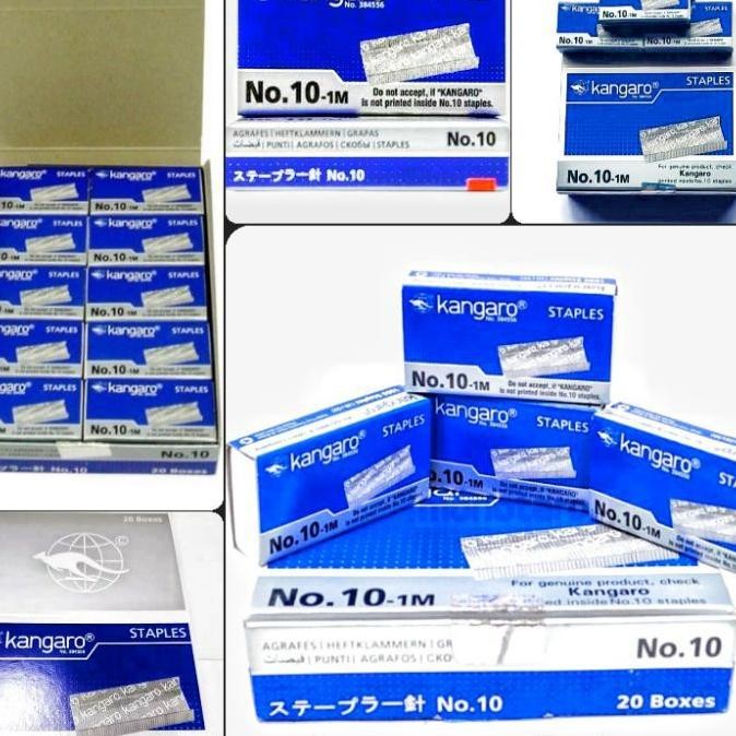 

Isi Staples Kangaro No.101M 1Pak20 Kotak