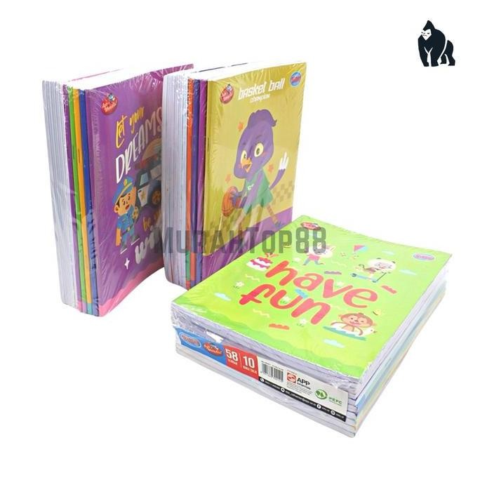 

READY BUKU TULIS SIDU 58 LEMBAR - SINAR DUNIA 1 PACK ISI 10 BUKU