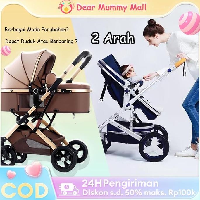 ReadyStroller Bayi Carry Out Voyager Luxury Stroler Car Seat Original Kereta Dorong Anak Bayi 4 In 1