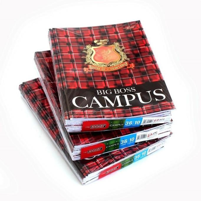 

READY BIG BOSS / CAMPUS BUKU TULIS 36 LEMBAR PACK ISI 10 BUKU SEKOLAH