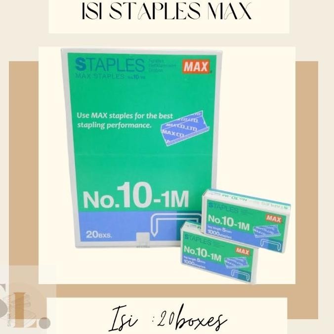 

Isi Staples Max Nomor 10