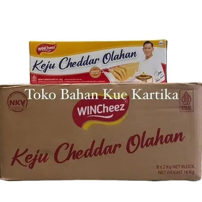 

Keju Wincheez Cheddar 2Kg Isi 8 Karton