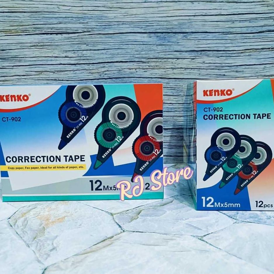 

Kenko Tipex Kertas Correction Tape Ct902 12 Meter