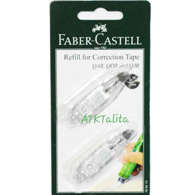 

Refill Correction Tape Faber Castell Set 2 Qjr506 Qar506 Qbr506 Qdr506