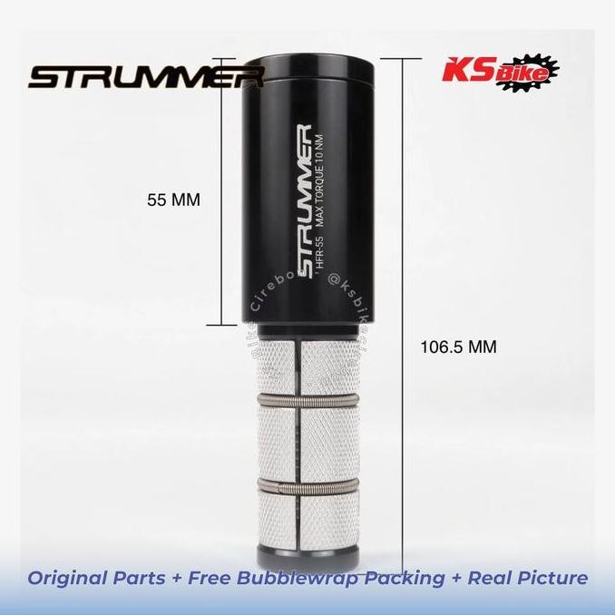 Adaptor Peninggi Stang Hidden Strummer HFR-55 Adaptor Fork Riser Steertube Sepeda Federal Mini Velo 