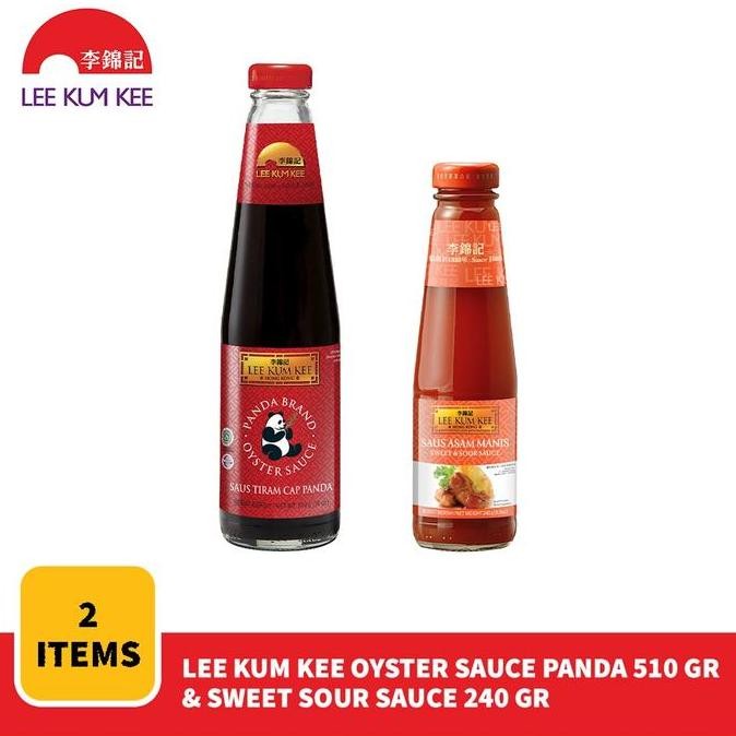 

Promo LEE KUM KEE Bundle Saus Tiram Panda 510gr + Sweet & Sour Sauce 240gr