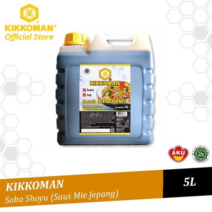 

Promo Kikkoman Soba Shoyu Saus Udon Jepang Halal Jerigen 5L - Saus Mie Jepang