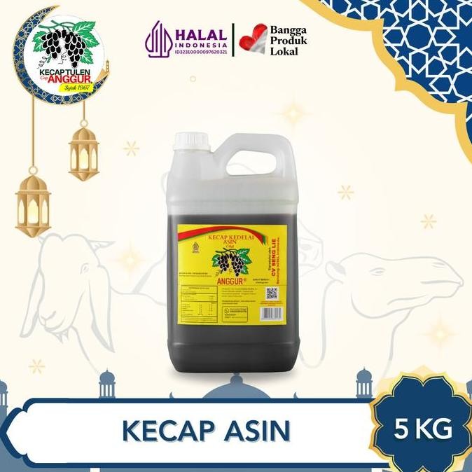 

Promo Kecap Asin Cap Anggur 5kg Jerigen | Kecap Asin Tradisional Rasa Gurih