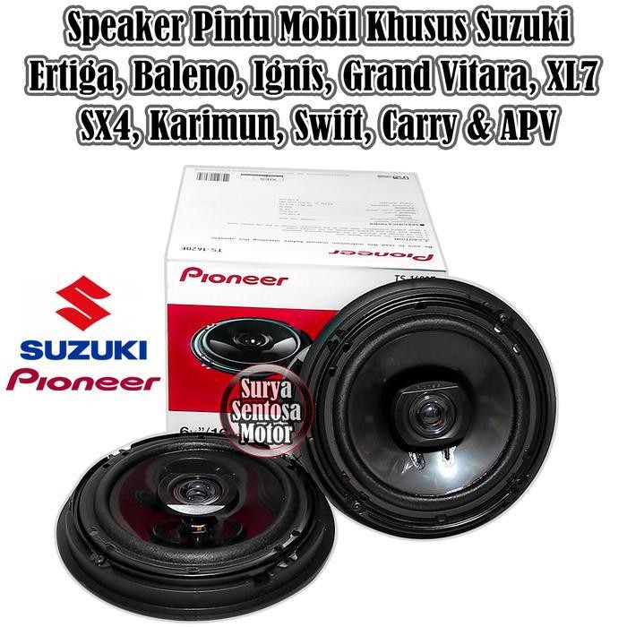 Speaker Pintu Mobil Suzuki Ertiga Ignis SX4 Baleno Swift Pioneer 2 Way Berkualitas Terbaru
