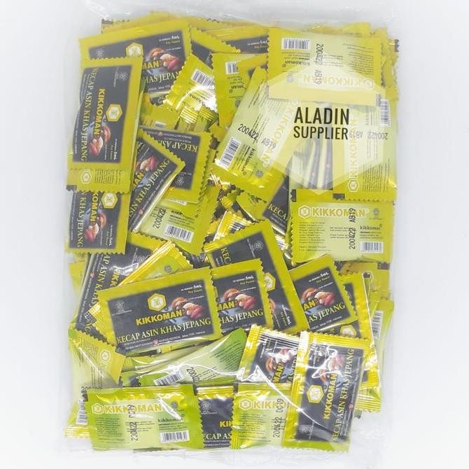 

Promo Kikkoman Sachet 5ml Kecap Asin Jepang - 1 Pack Isi 100 pcs