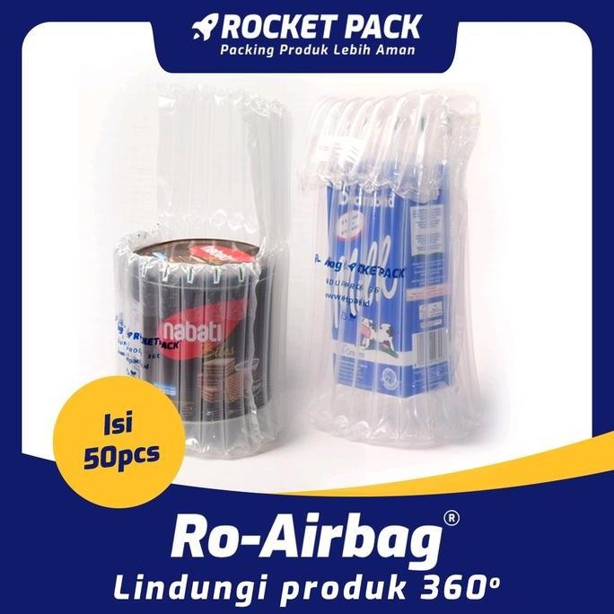 

Promo Inflatable Air Bubble Cushion Wrap Ro-Airbag 1 Pack 50 Pcs