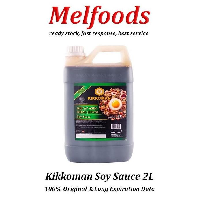 

Promo Kikkoman Soy Sauce All Purpose HALAL 2L | Kecap Asin Jepang Jerigen 2.2kg