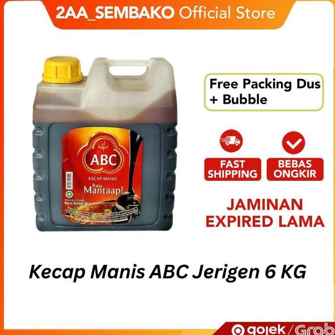 

Promo ABC Kecap Manis Jerigen 6 Kg | Kecap Manis ABC 6Kg Refill Drigen Besar