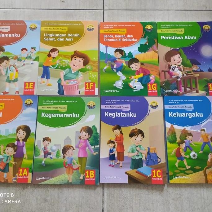 Baru Buku Paket Tematik Kelas 1 Sd Tema 1A 1B 1C 1D 1E 1F 1G 1H Yudhistira