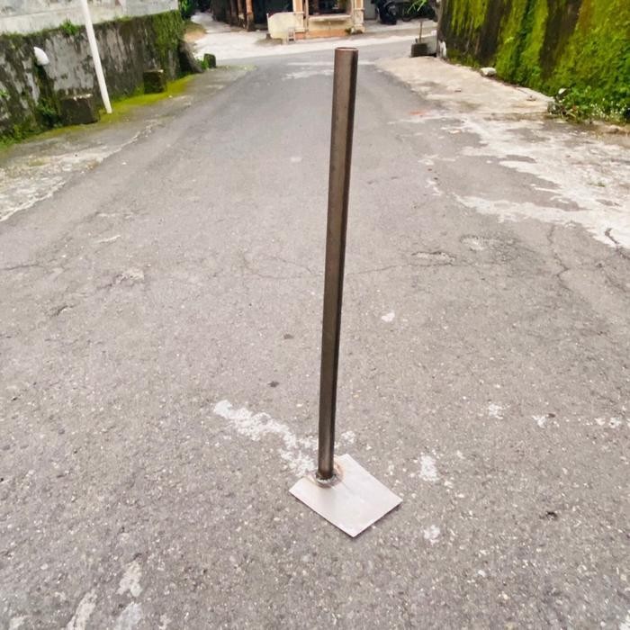 AS Cangkul kecil pacul mini wangkil plat baja gagang pipa besi panjang