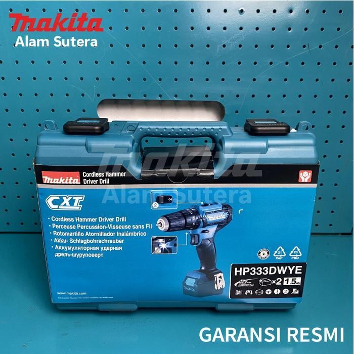 MPS Mesin Bor Makita Cordless - Makita Hammer Drill Cordless (HP333DWYE)