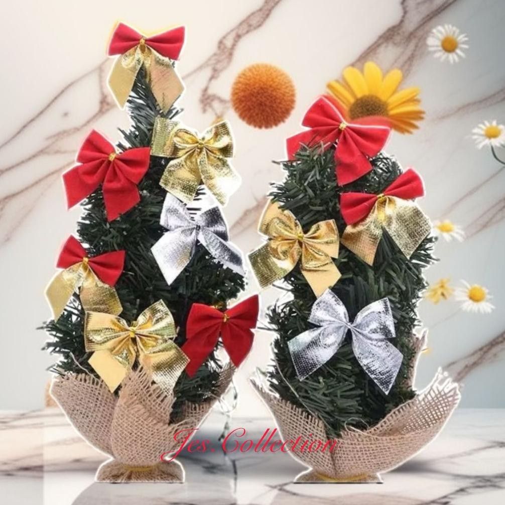 

Kekinian Pita Natal Dekorasi Pohon Isi 3/6/12Pcs / Hiasan Pita Merah Parsel Hampers Cod