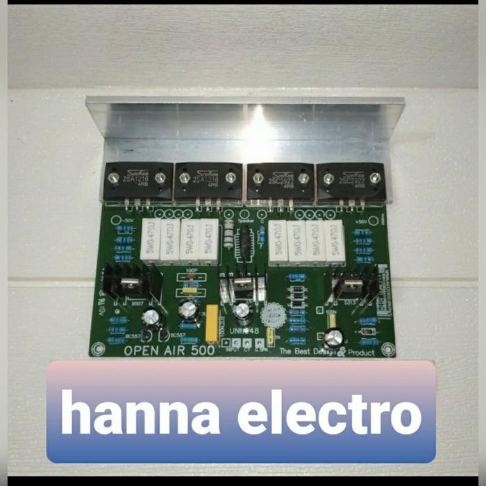 kit power amplifier 500 watt mono open air